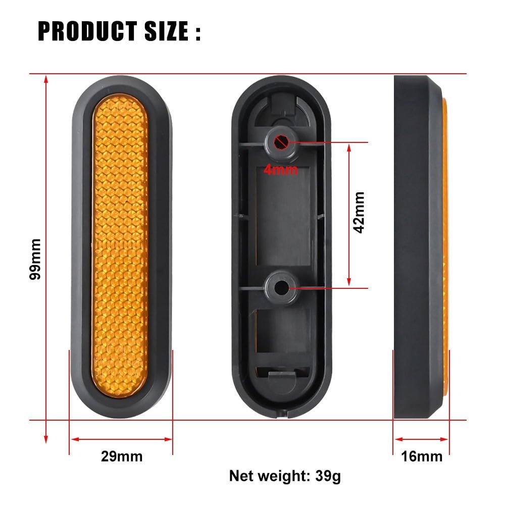Tapa Lateral Reflectante para Xiaomi scooter 4/ 4 Lite - Imagen 2