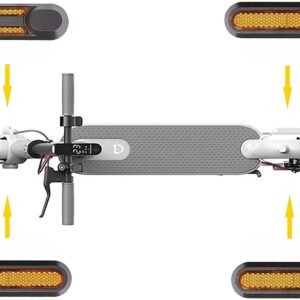 Tapa Lateral Reflectante Para Patinete Xiaomi – pa color: negro