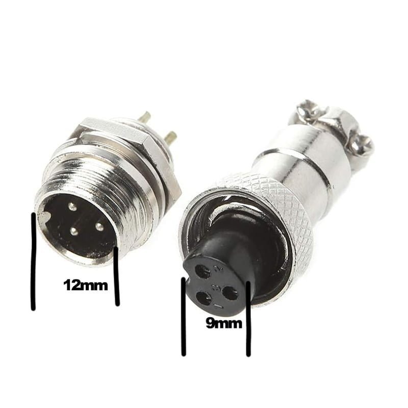 Puerta de carga GX12 3Pin - Imagen 2