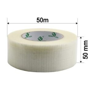 Cinta adhesiva fibra de vidrio – pa size: 50mm50m