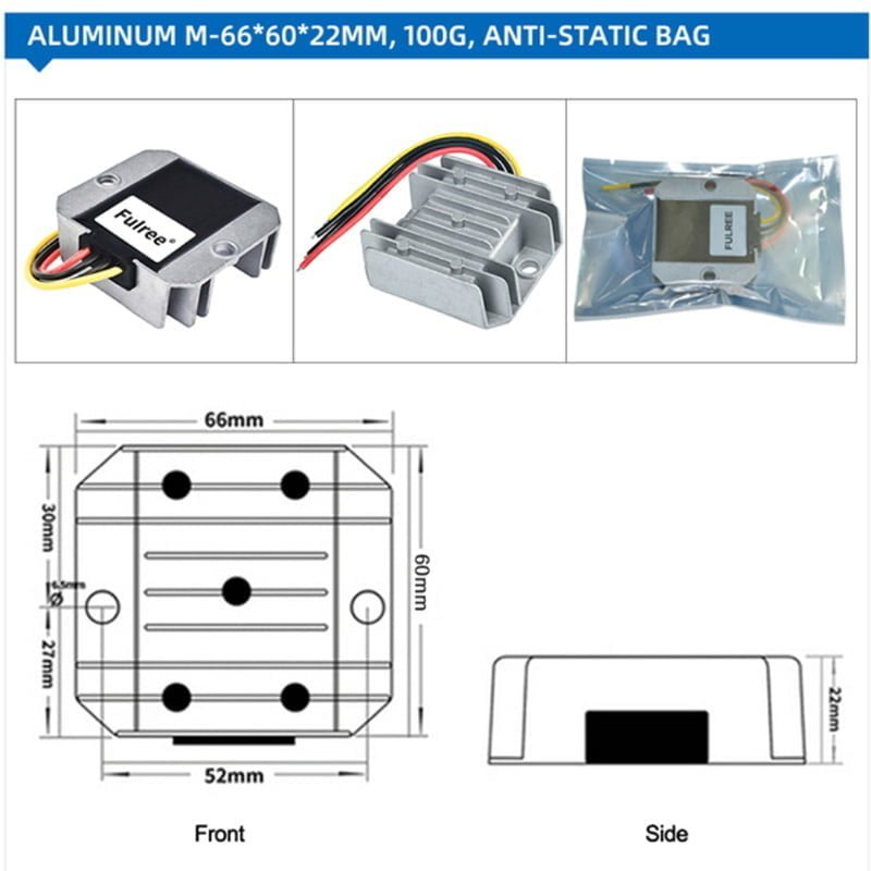 Convertidor DC 5V 5A 11-90V - Imagen 2