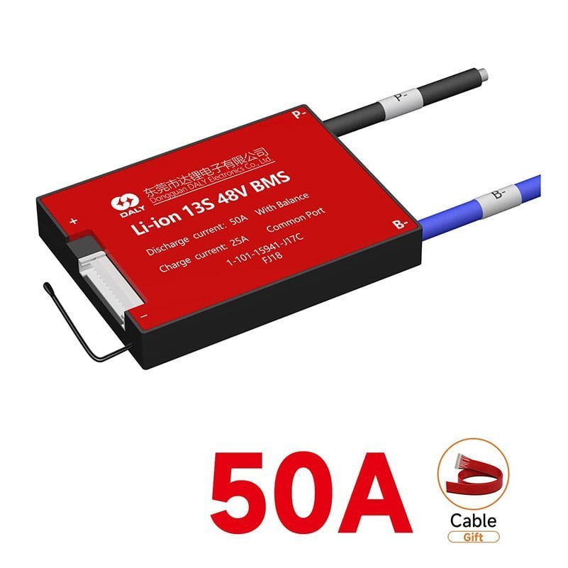 BMS DALY 13S 48V 50A Liion Batería Autobalanceo - Imagen 2