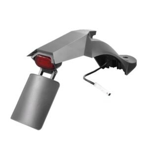 Guardabarros corto con matricula para patinete – pa color: negro