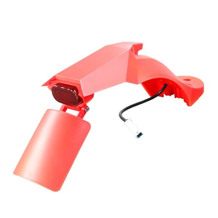 Guardabarros corto con matricula para patinete – pa color: roja