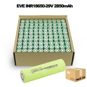 Pack 100-Celda 18650 2850mAh-8.4A [EVE]