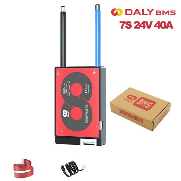 BMS DALY 7S 24V 40A Liion Batería
