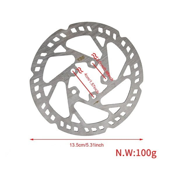 Disco de freno 135mm 5H Patinete Xiaomi - Imagen 3