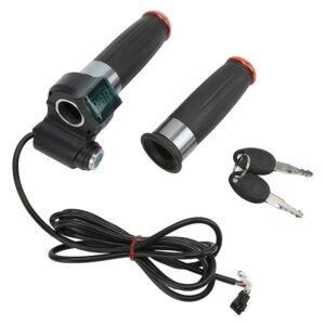 Empuñadura de acelerador con llave de contacto