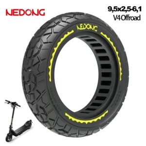 Rueda maciza 9,5x2,5-6,1 Offroad para NIU KQi3 [Nedong]