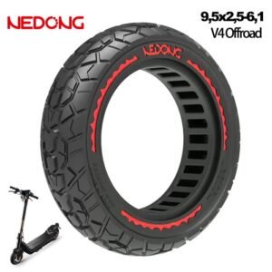 Rueda maciza 9,5x2,5-6,1 Offroad para NIU KQi3 [Nedong]