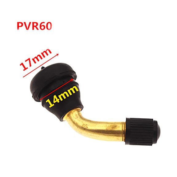 Válvula Tubeless Torcida 45º PVR 60 - Imagen 2