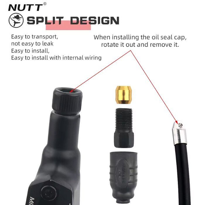 Kit Freno NUTT hidráulico 4 Pistones IZQ+DER - Imagen 4