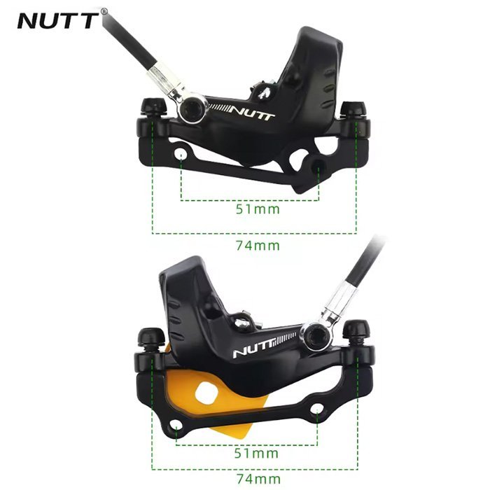 Kit Freno NUTT hidráulico 4 Pistones IZQ+DER - Imagen 2