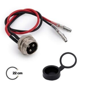 Puerto de carga GX16 con Conector bala