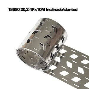 Rollos de Níquel para Baterías 18650 – pa modelo: inclinado | pa size: 015x185-4p-10m