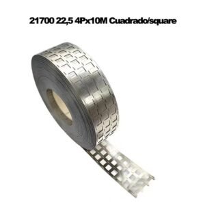 Rollos de Níquel para Baterías 21700 – pa modelo: cuadrado | pa size: 015x225-4p-10m