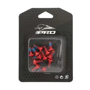 Tornillo de disco Rojo (Pack 12)