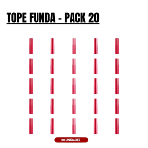 Tope para funda – Color rojo [20uds]