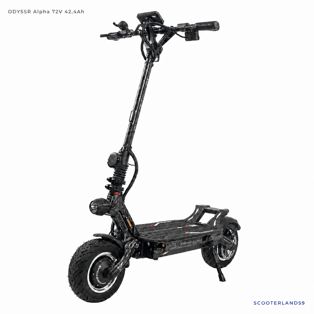 ODYSSR Alpha 72V 42,4Ah – Doble Motor 4.000 W | Hasta 120 km | DGT