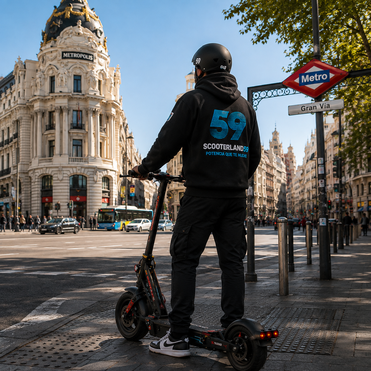 Patinete eléctrico de alto rendimiento