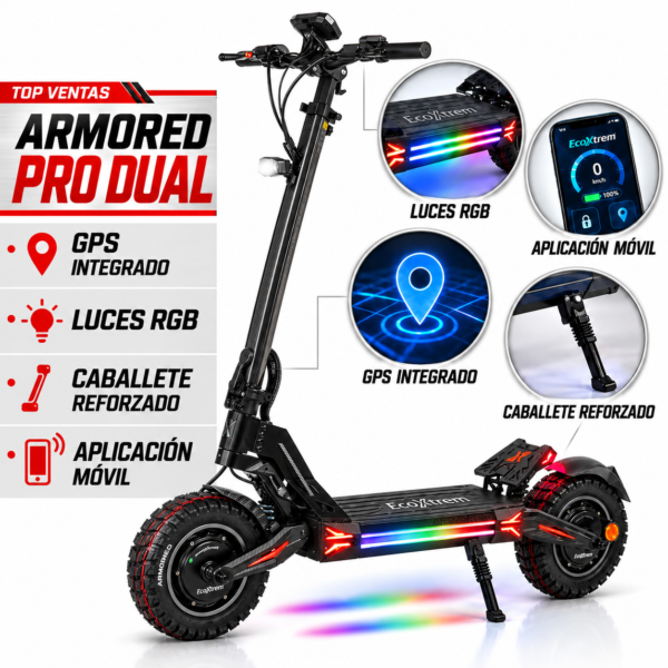 Ecoxtrem Armored PRO Dual 24 Ah – DGT Homologado 2027